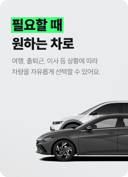 필요할 때 원하는 차로