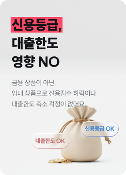 신용등급, 대출한도 영향 NO